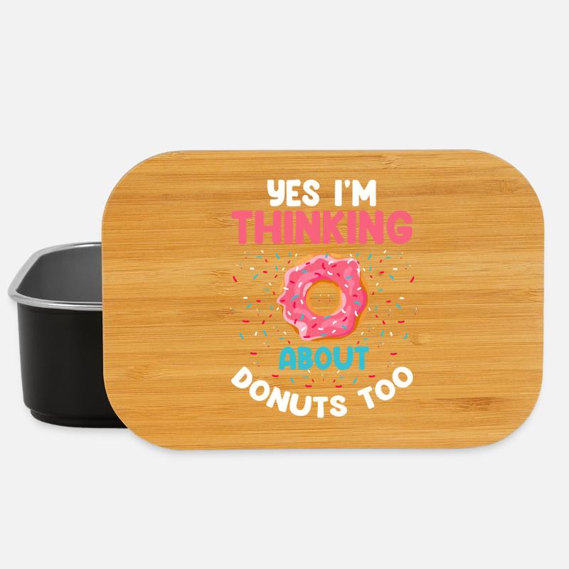 Ja, ich denke auch an Donuts - Lunch Box - Schwarz