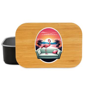 Flamingo Sofa - Lunch Box - Schwarz - Vorne
