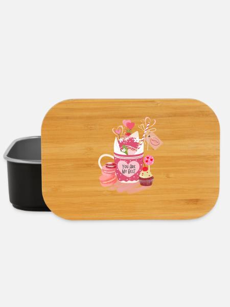 Valentinstag Geschenk,Happy Valentine's Day Shirt - Lunch Box - Schwarz