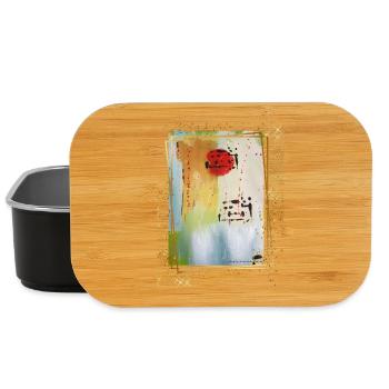 Abstract painting inspired by Carmina Burana - Lunch Box - black - Front