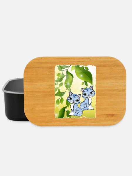 Katzenbeeren - Lunch Box - Schwarz