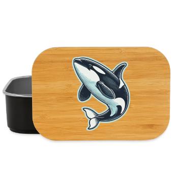 Killer whale - Lunch Box - black - Front