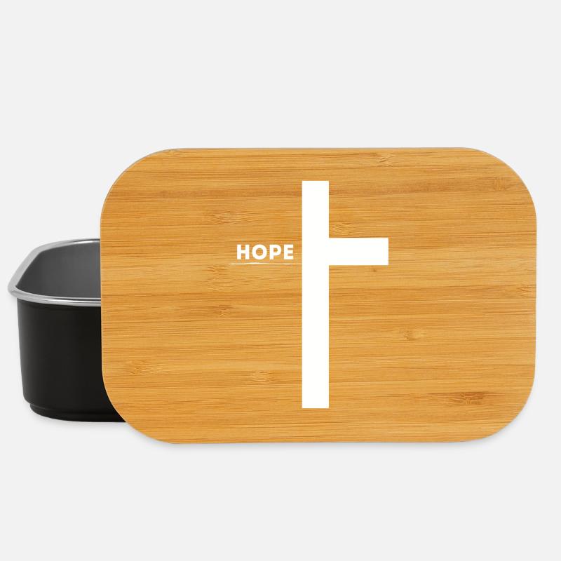 'Hope' - Faith-Based Clothing - Christianity - Lunch Box - black
