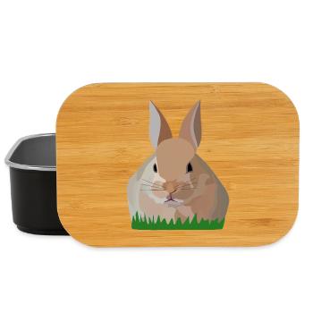 Holly Hase im Grass - Lunch Box - Schwarz - Vorne