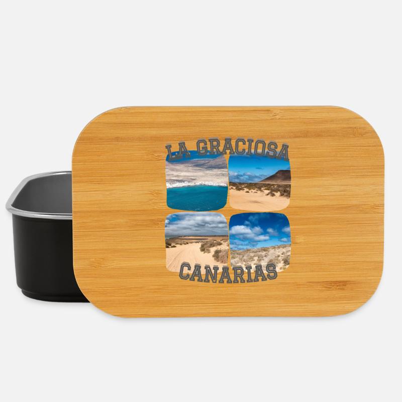 La Graciosa – Kanarenzauber - Lunch Box - Schwarz