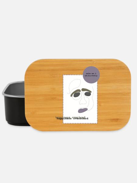 talk about feelings 1 - Lunch Box - black