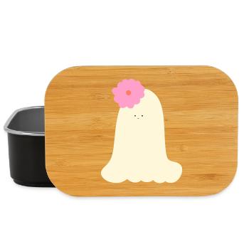 Playful Halloween Ghost - Lunch Box - black - Front