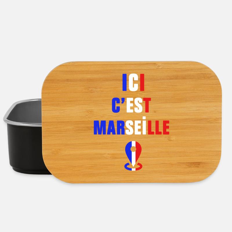 Das ist Marseille - Lunch Box - Schwarz