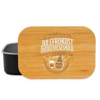 Julefrokost Snaps Team Holiday Celebration Design - Lunch Box - Schwarz - Vorne