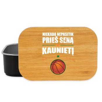 Niekada nepasitik prieš seną kaunietį - Lunch Box - Schwarz - Vorne