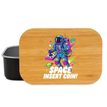 Space Insert Coin - Lunch Box - Schwarz - Vorne