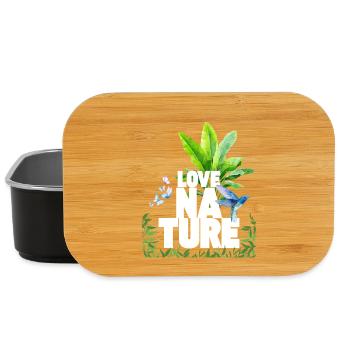 Love Nature  - Lunch Box - black - Front