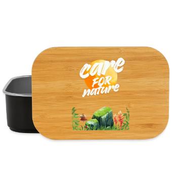 Care for Nature Sunlit Scene - Lunch Box - black - Front