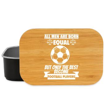Alle Männer werden als gleichberechtigte Fußballer geboren - Lunch Box - Schwarz - Vorne