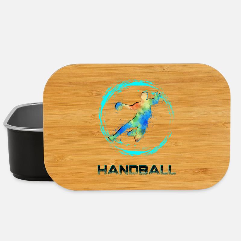 Handball Sprungrbener - Boîte à goûter - noir