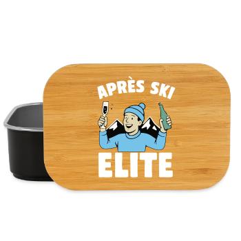 Après Ski Elite Feier - Lunch Box - Schwarz - Vorne