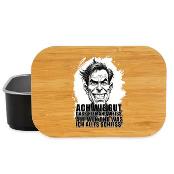 Oh how good that no one knows what I'm looking for... - Lunch Box - black - Front
