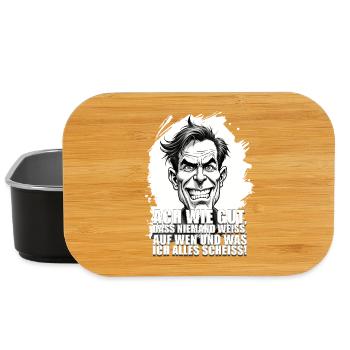 Oh how good that no one knows what I'm looking for... - Lunch Box - black - Front