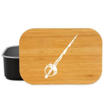 Magic Sword Sliver Fantasy Vector - Lunch Box - black - Front