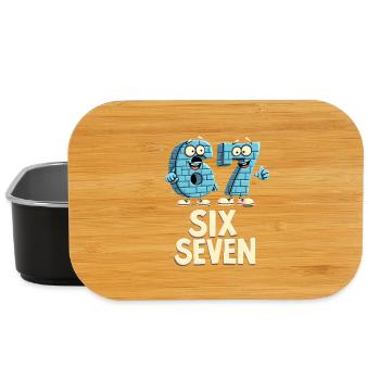 US Flag 67 Memes Six Seven - Lunch Box - black - Front