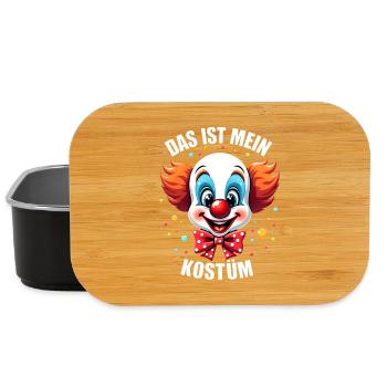 Carnival Clown Costume Carnival Carnival - Lunch Box - black - Front