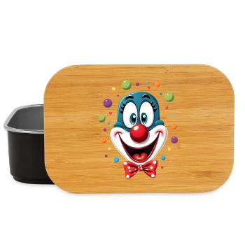 Carnival Clown Costume Carnival Carnival - Lunch Box - black - Front
