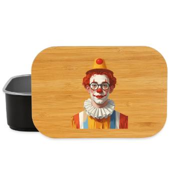 Ein Clown zu Karneval / Fasching - Lunch Box - Schwarz - Vorne