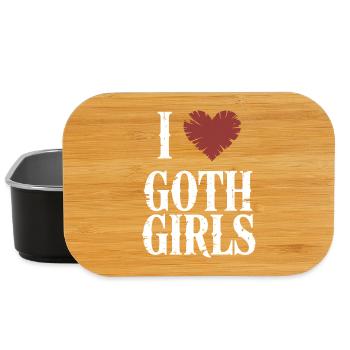 I Heart Goth Girls - Lunch Box - black - Front
