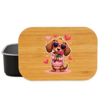 Dackel Dachshund Tekel - Lunch Box - Schwarz - Vorne