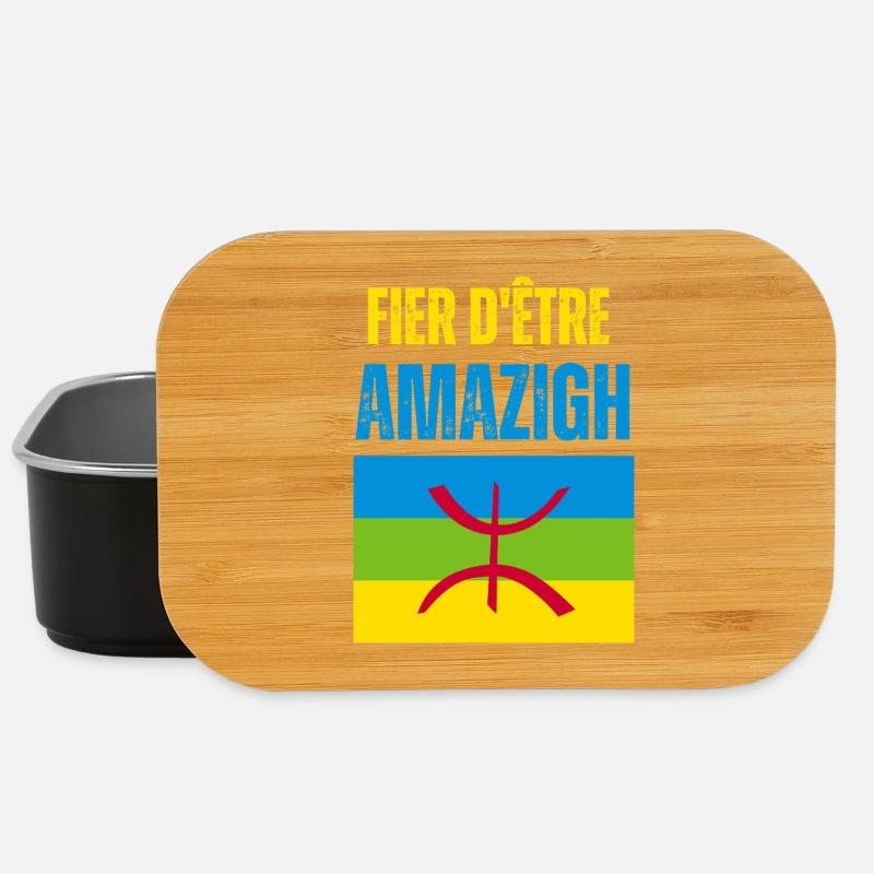 proud to be Amazigh - Lunch Box - black