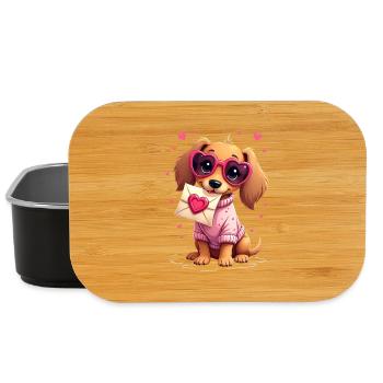 Dackel Dachshund Tekel - Lunch Box - Schwarz - Vorne