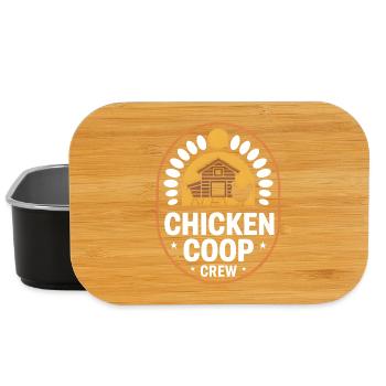 Chicken Coop Crew Chicken Keeper Chicken - Lunch Box - black - Front