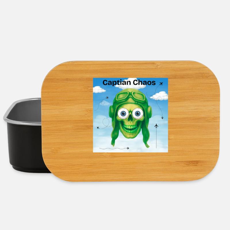 T-shirt Captain Chaos - Boîte à goûter - noir