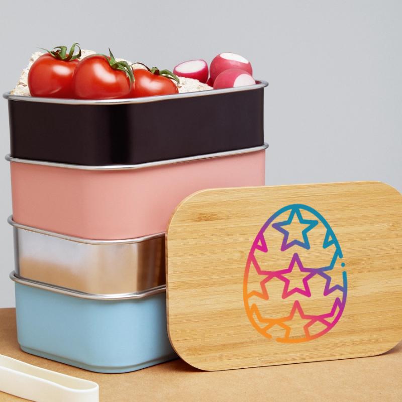 Colorful Easter Egg Easter Lunch Box