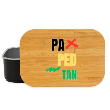 pa_ped_tan - Lunch Box - black - Front