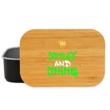 Spray and Shine Graffiti - Lunch Box - Schwarz - Vorne