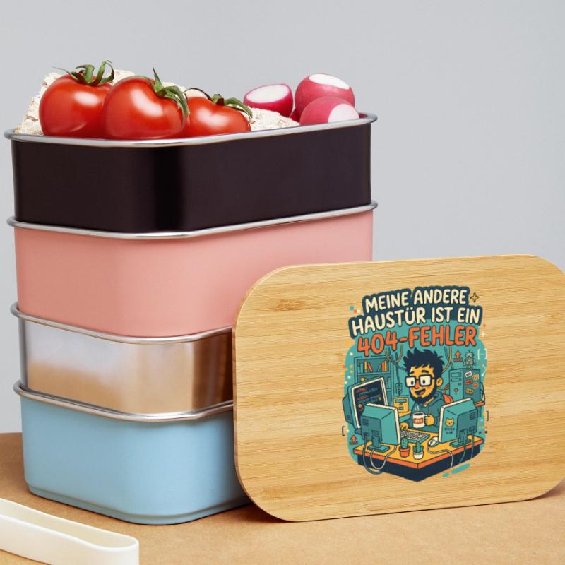 Programmierer 404 Fehler Humor Lunch Box