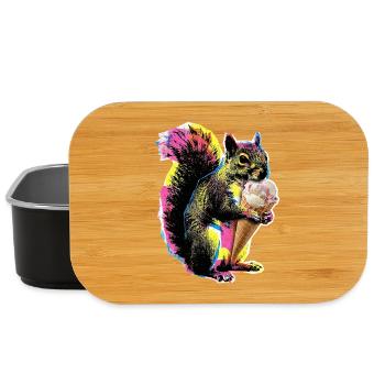 Eichhörnchen Eis - Lunch Box - black - Front