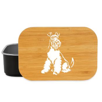 Foxterrier "Black Edition" - Lunch Box - Schwarz - Vorne
