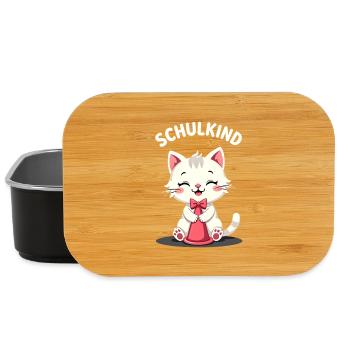 Schulkind 2026 Einschulung 2026 Schulanfang - Lunch Box - Schwarz - Vorne