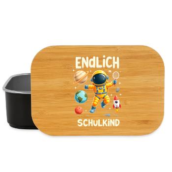Schulkind 2026 Einschulung 2026 Schulanfang - Lunch Box - Schwarz - Vorne