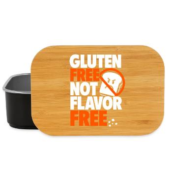 Gluten Free Not Flavor Free - Lunch Box - black - Front