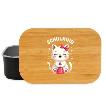 Schulkind 2026 Einschulung 2026 Schulanfang - Lunch Box - Schwarz - Vorne