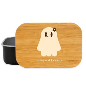 My First Halloween Baby Geist Geschenk - Lunch Box - Schwarz - Vorne