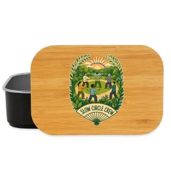 SLOW CIRCLE CREW Wolken - Lunch Box - Schwarz - Vorne