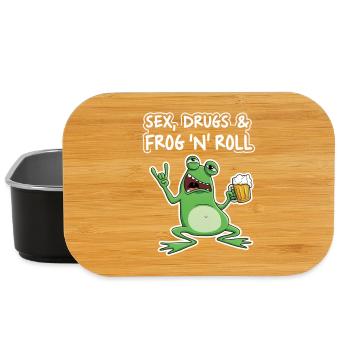 Sex Drugs and Frog N' Roll - Lunch Box - black - Front