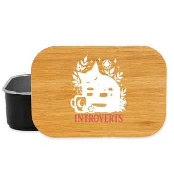 Introvertierter Botanischer Club - Lunch Box - Schwarz - Vorne
