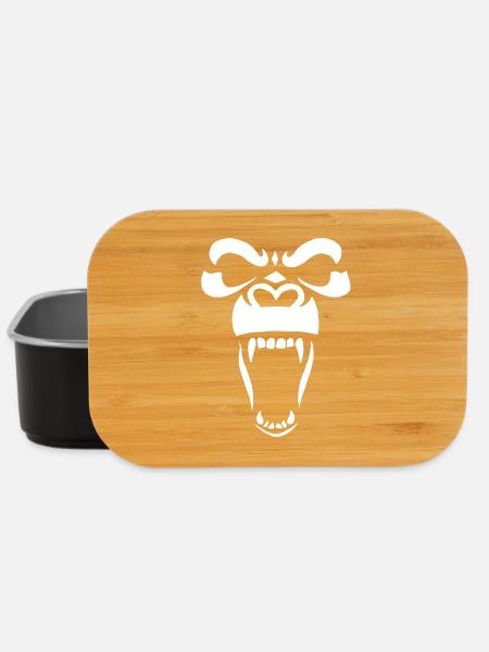 White gorilla - Lunch Box - black