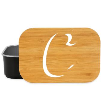 Abstract play of colors on canvas - Lunch Box - black - Front