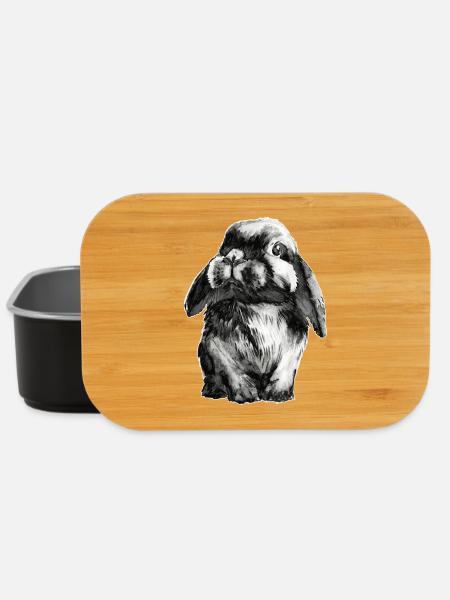 Lapin Lapin - Boîte à goûter - noir
